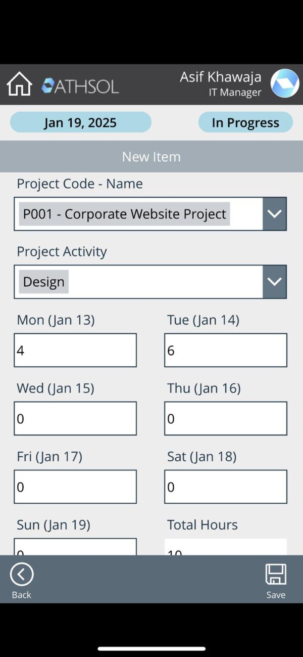 2-in-1 Bundle: Project Timesheets PowerApp + Mobile Add-on App - Image 10