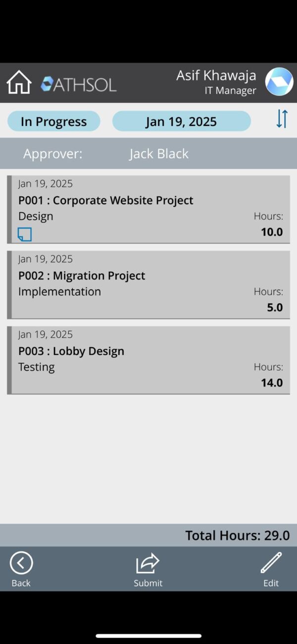 Project Timesheets - Mobile Add-on PowerApp - Image 5